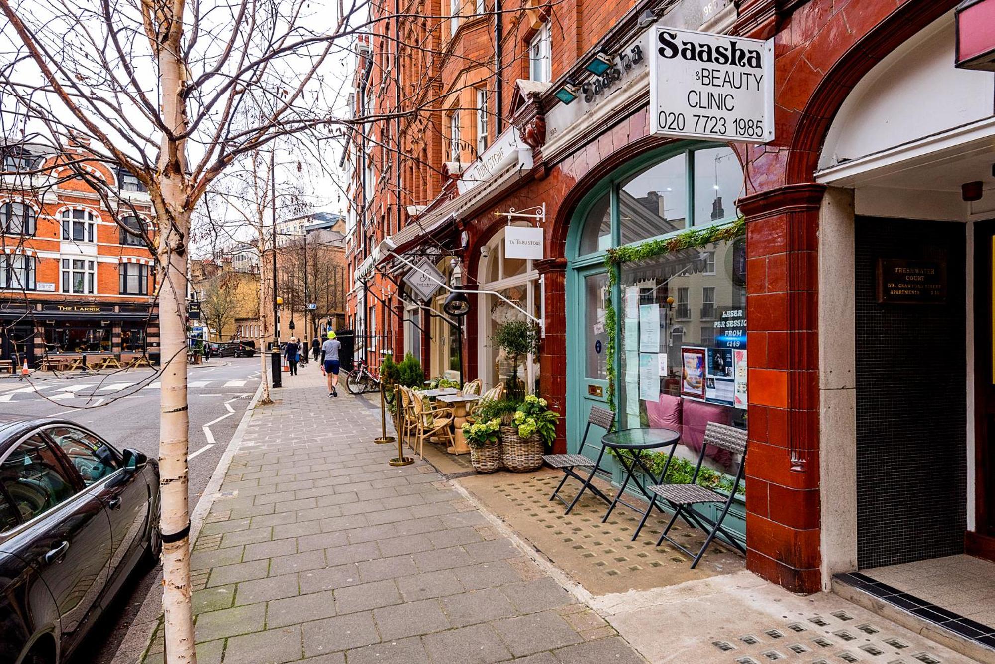 Stunning Apartment In Fashionable Marylebone Londra Esterno foto